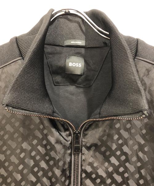 BOSS（ボス）BOSS (ボス) モノグラムトラックジャケット ブラック サイズ:SIZE XLの古着・服飾アイテム