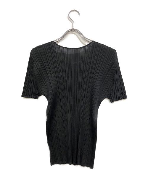PLEATS PLEASE（プリーツプリーズ）PLEATS PLEASE (プリーツプリーズ) プリーツカットソー ブラック サイズ:3の古着・服飾アイテム