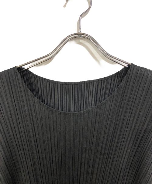 PLEATS PLEASE（プリーツプリーズ）PLEATS PLEASE (プリーツプリーズ) プリーツカットソー ブラック サイズ:3の古着・服飾アイテム