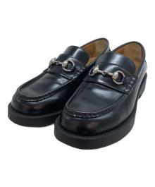 GUCCI（グッチ）の古着「ホースビットローファー」｜ブラック