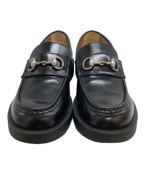 GUCCI（グッチ）GUCCI (グッチ) ホースビットローファー ブラック サイズ:6 1/2の古着・服飾アイテム
