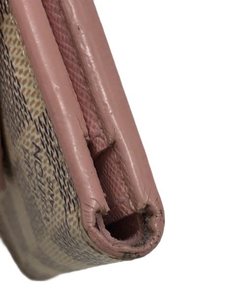 LOUIS VUITTON（ルイ ヴィトン）LOUIS VUITTON (ルイ ヴィトン) 2つ折り財布 ピンクの古着・服飾アイテム