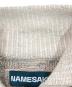 中古・古着 NAMESAKE (ネイムセイク) ニットジップジャケット ベージュ サイズ:SIZE S：13000円