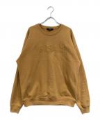 VERSACEヴェルサーチェ）の古着「クルーネックスウェット」｜キャメル