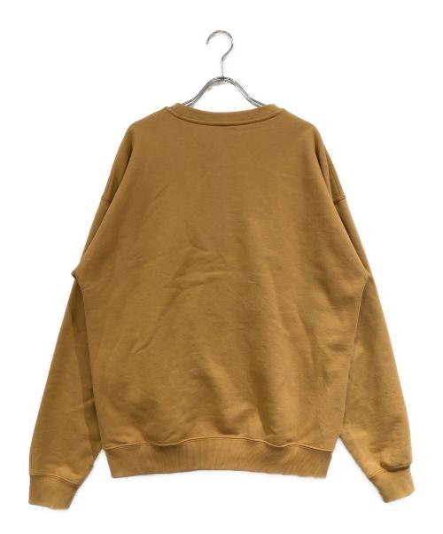 VERSACE（ヴェルサーチェ）VERSACE (ヴェルサーチェ) クルーネックスウェット キャメル サイズ:SIZE Sの古着・服飾アイテム
