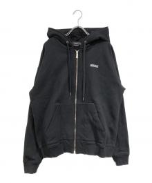 VERSACE（ヴェルサーチェ）の古着「ジップパーカー」｜ブラック