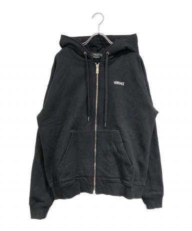 中古・古着通販】VERSACE (ヴェルサーチェ) ジップパーカー ブラック