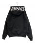 VERSACE (ヴェルサーチェ) ジップパーカー ブラック サイズ:SIZE S：25000円