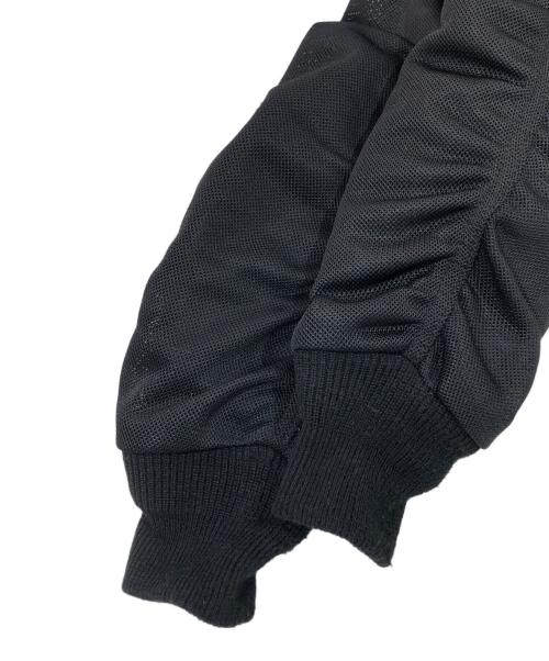 HOUSTON（ヒューストン）HOUSTON (ヒューストン) メッシュバイクジャケット ブラック サイズ:SIZE Mの古着・服飾アイテム