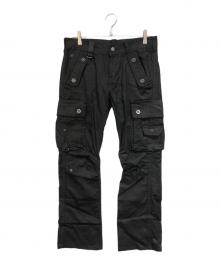 TORNADO MART（トルネードマート）の古着「ギミックカーゴデニムパンツ」｜ブラック
