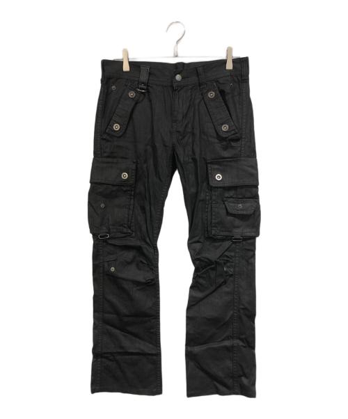 TORNADO MART（トルネードマート）TORNADO MART (トルネードマート) ギミックカーゴデニムパンツ ブラック サイズ:SIZE Mの古着・服飾アイテム