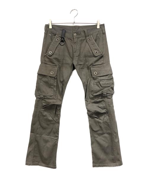 TORNADO MART（トルネードマート）TORNADO MART (トルネードマート) ギミックカーゴデニムパンツ ブラウン サイズ:SIZE Mの古着・服飾アイテム
