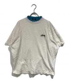 stussy（ステューシー）の古着「オールドモックネックTシャツ」｜ホワイト