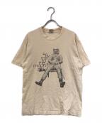 stussyステューシー）の古着「プリントTシャツ」｜ベージュ