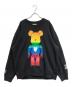 EMOTIONALLY UNAVAILABLE（エモーショナリー・アンアベイラブル）の古着「BE＠RBRICK CREWNECK」｜ブラック