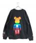 EMOTIONALLY UNAVAILABLE (エモーショナリー・アンアベイラブル) BE＠RBRICK CREWNECK ブラック サイズ:SIZE XL：8000円