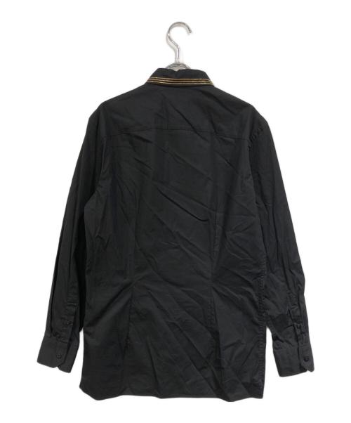 FENDI（フェンディ）FENDI (フェンディ) 襟デザインシャツ ブラック サイズ:SIZE 38の古着・服飾アイテム