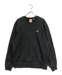 SUPREME×LACOSTE（シュプリーム×ラコステ）の古着「クルーネックスウェット」｜ブラック