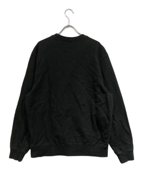 SUPREME（シュプリーム）Supreme (シュプリーム) LACOSTE (ラコステ) クルーネックスウェット ブラック サイズ:SIZE Mの古着・服飾アイテム
