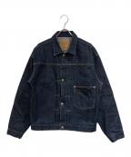HOUSTONヒューストン）の古着「WW2 SELVEDGE DENIM TRUCKER JACKET」｜インディゴ