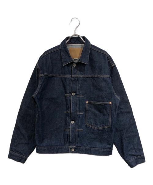 HOUSTON（ヒューストン）HOUSTON (ヒューストン) WW2 SELVEDGE DENIM TRUCKER JACKET インディゴ サイズ:SIZE 38の古着・服飾アイテム