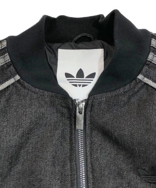 adidas（アディダス）adidas (アディダス) デニムジャケット ブラック サイズ:SIZE Mの古着・服飾アイテム