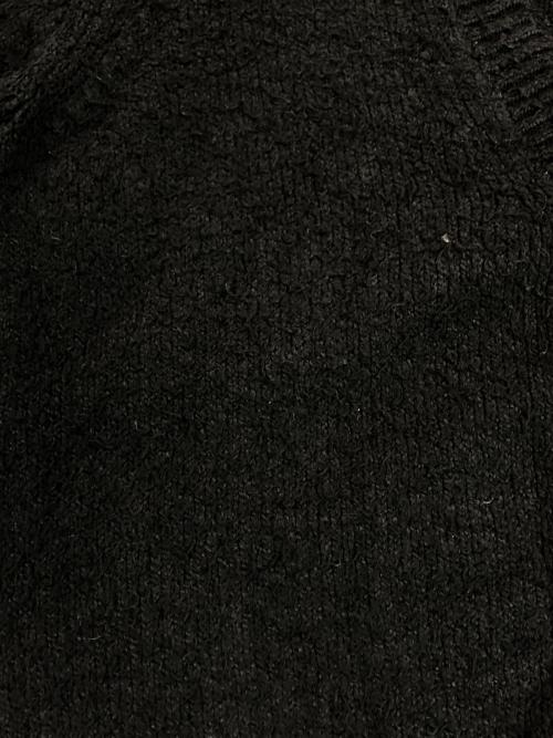 Maison Margiela（メゾンマルジェラ）Maison Margiela (メゾンマルジェラ) 5ゲージコットンナイロンパイルカーディガン ブラック サイズ:SIZE XSの古着・服飾アイテム