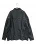 FACETASM (ファセッタズム) WRINKLE CRUSHED ZIP SHIRT ブラック サイズ:SIZE 5：14000円