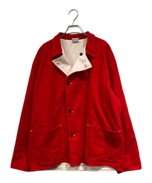 Tender（テンダー）TENDER (テンダー) WEAVER'S STOCK DOUBLE BREASTED JACKET レッド サイズ:SIZE 5の古着・服飾アイテム