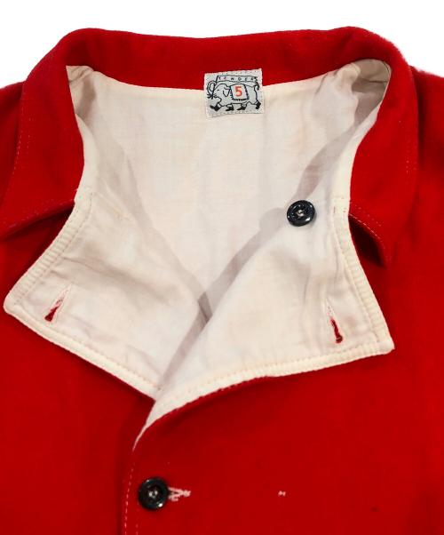 Tender（テンダー）TENDER (テンダー) WEAVER'S STOCK DOUBLE BREASTED JACKET レッド サイズ:SIZE 5の古着・服飾アイテム