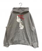 SUPREME×UNDERCOVERシュプリーム×アンダーカバー）の古着「Anti You Hooded Sweatshirt」｜グレー