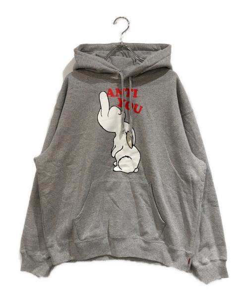 SUPREME（シュプリーム）Supreme (シュプリーム) UNDERCOVER (アンダーカバー) Anti You Hooded Sweatshirt グレー サイズ:SIZE Mの古着・服飾アイテム