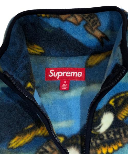 SUPREME（シュプリーム）Supreme (シュプリーム) ANTIHERO (アンタイヒーロー) Fleece Jacket ブルー サイズ:SIZE Sの古着・服飾アイテム