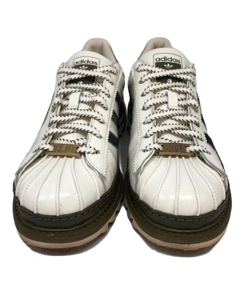adidas（アディダス）adidas (アディダス) A BATHING APE (ア ベイシング エイプ) SUPERSTAR BY EDISON CHEN グリーン サイズ:SIZE 26.5cmの古着・服飾アイテム