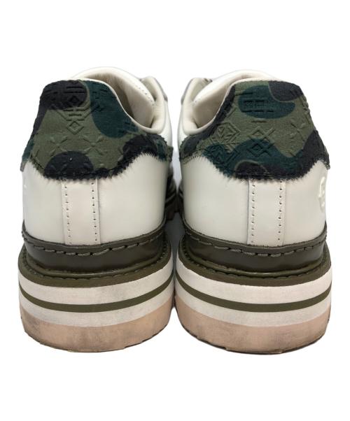 adidas（アディダス）adidas (アディダス) A BATHING APE (ア ベイシング エイプ) SUPERSTAR BY EDISON CHEN グリーン サイズ:SIZE 26.5cmの古着・服飾アイテム