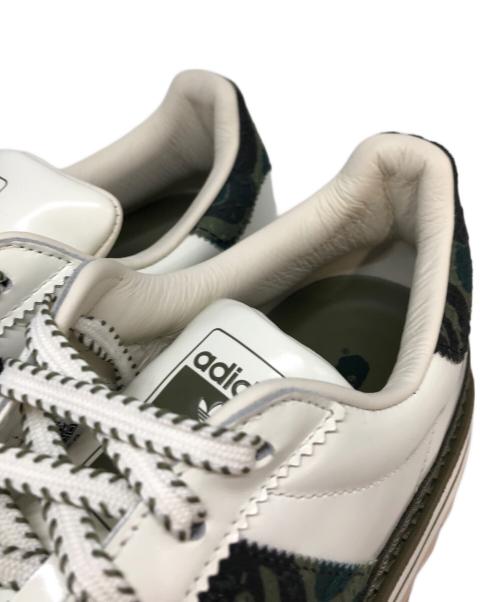 adidas（アディダス）adidas (アディダス) A BATHING APE (ア ベイシング エイプ) SUPERSTAR BY EDISON CHEN グリーン サイズ:SIZE 26.5cmの古着・服飾アイテム