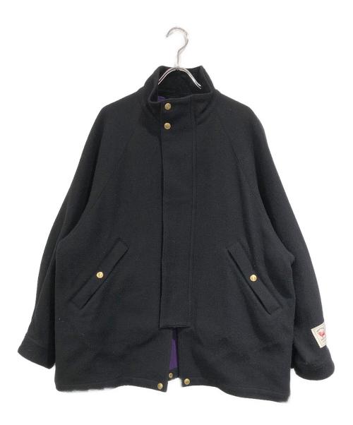 Traditional Weatherwear（トラディショナルウェザーウェア）Traditional Weatherwear (トラディショナルウェザーウェア) ELGINツイードコート ブラック サイズ:SIZE 34の古着・服飾アイテム