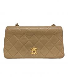 CHANEL（シャネル）の古着「フラップチェーンショルダーバッグ」｜ベージュ