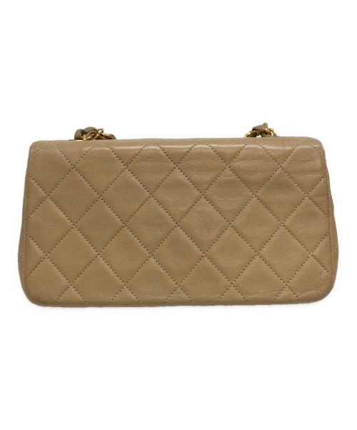 CHANEL（シャネル）CHANEL (シャネル) フラップチェーンショルダーバッグ ベージュの古着・服飾アイテム