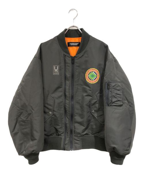 UNDERCOVER（アンダーカバー）UNDERCOVER (アンダーカバー) MA-1 CAN SAW DELIGHT グレー サイズ:3の古着・服飾アイテム