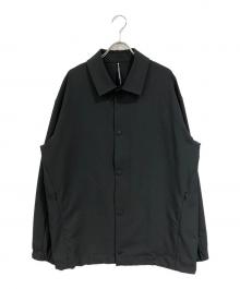 DESCENTE ALLTERRAIN（デザイント オルテライン）の古着「テックコーチジャケット」｜ブラック