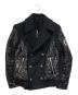 BALMAIN（バルマン）の古着「レイヤードジャケット」｜ブラック