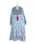 SZ Blockprints（エスゼットブロックプリント）の古着「Jodhpur Dress」｜ブルー