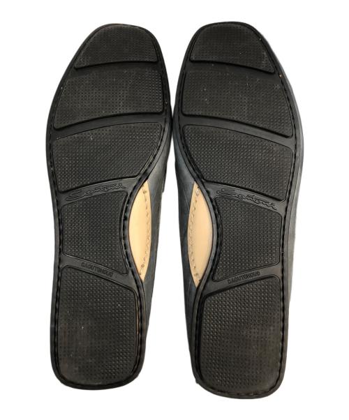 Santoni（サントーニ）Santoni (サントーニ) クロコ型押しローファー グレー サイズ:SIZE 40の古着・服飾アイテム