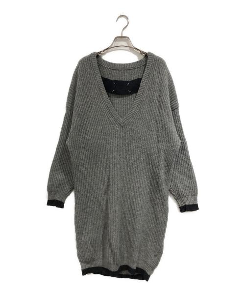 Maison Margiela（メゾンマルジェラ）Maison Margiela (メゾンマルジェラ) ニットワンピース グレー サイズ:SIZE XSの古着・服飾アイテム