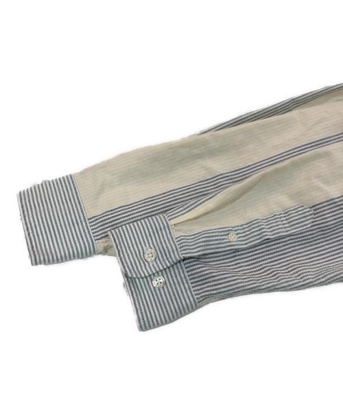 SUPREME（シュプリーム）Supreme (シュプリーム) Oxford Shirt Green Multi Stripe Shirt ブルー×イエロー サイズ:SIZE Sの古着・服飾アイテム