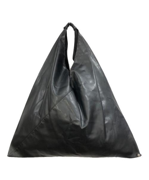 MM6 Maison Margiela（エムエムシックスメゾンマルジェラ）MM6 Maison Margiela (エムエムシックスメゾンマルジェラ) ジャパニーズトライアングルトートバッグ ブラックの古着・服飾アイテム