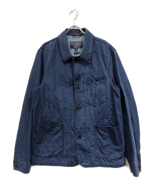 MANIFATTURA CECCARELLI（マニファッツュラ・チェッカレッリ）MANIFATTURA CECCARELLI (マニファッツュラ・チェッカレッリ) ワークジャケット ネイビー サイズ:SIZE 40の古着・服飾アイテム