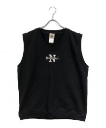 NEW VINTAGE GOLF（ニュービンテージゴルフ）の古着「スウェットベスト」｜ブラック