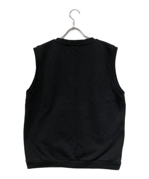 NEW VINTAGE GOLF（ニュービンテージゴルフ）new vintage golf (ニュービンテージゴルフ) スウェットベスト ブラック サイズ:SIZE Mの古着・服飾アイテム